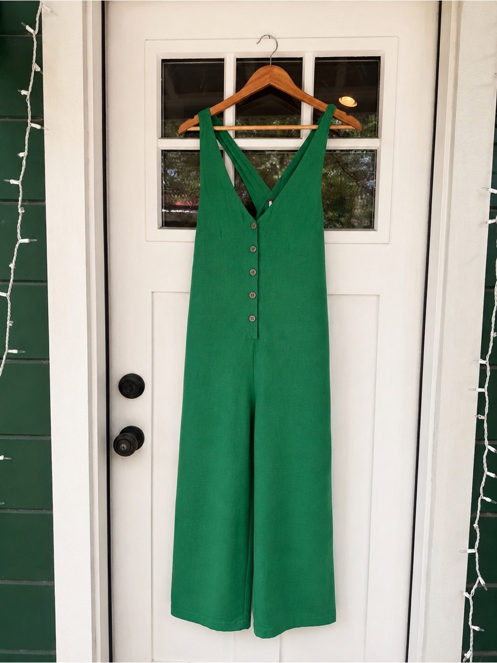 Free People Women's Green Jumpsuit